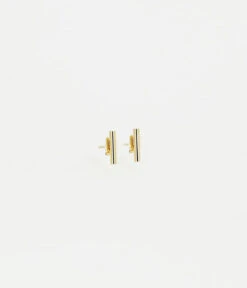 Boucles D'oreilles Mini Starck (Acier Doré)