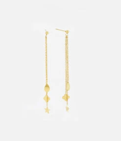 Boucles D'oreilles Natale (Acier Doré)