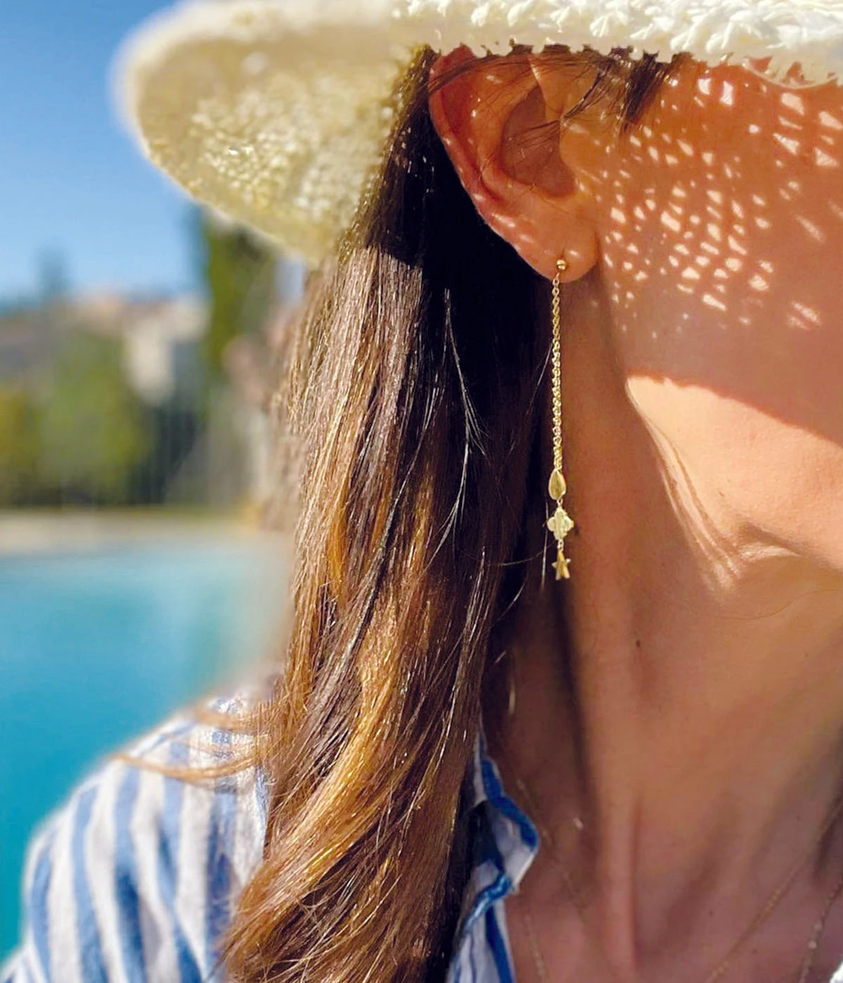 Boucles D'oreilles Natale (Acier) 4 Boucles D'oreilles Natale (Acier) – Image 2