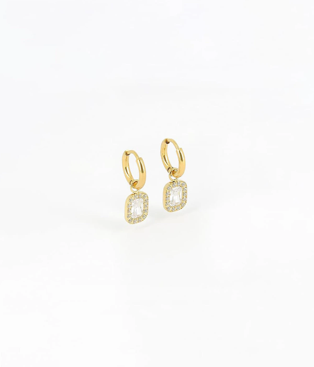 Boucles D'oreilles Nikki (Acier Doré) 3 Boucles D'oreilles Nikki (Acier Doré)