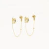 Boucles D'oreilles Piombo (Acier Doré) -Bijoux Fantaisie boucles doreilles piombo acier dore
