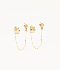 Boucles D'oreilles Piombo (Acier Doré)