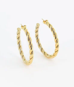 Boucles D’oreilles Rebecca (Acier Doré)