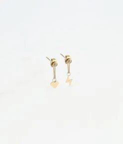 Boucles D'oreilles Roma (Acier Doré)