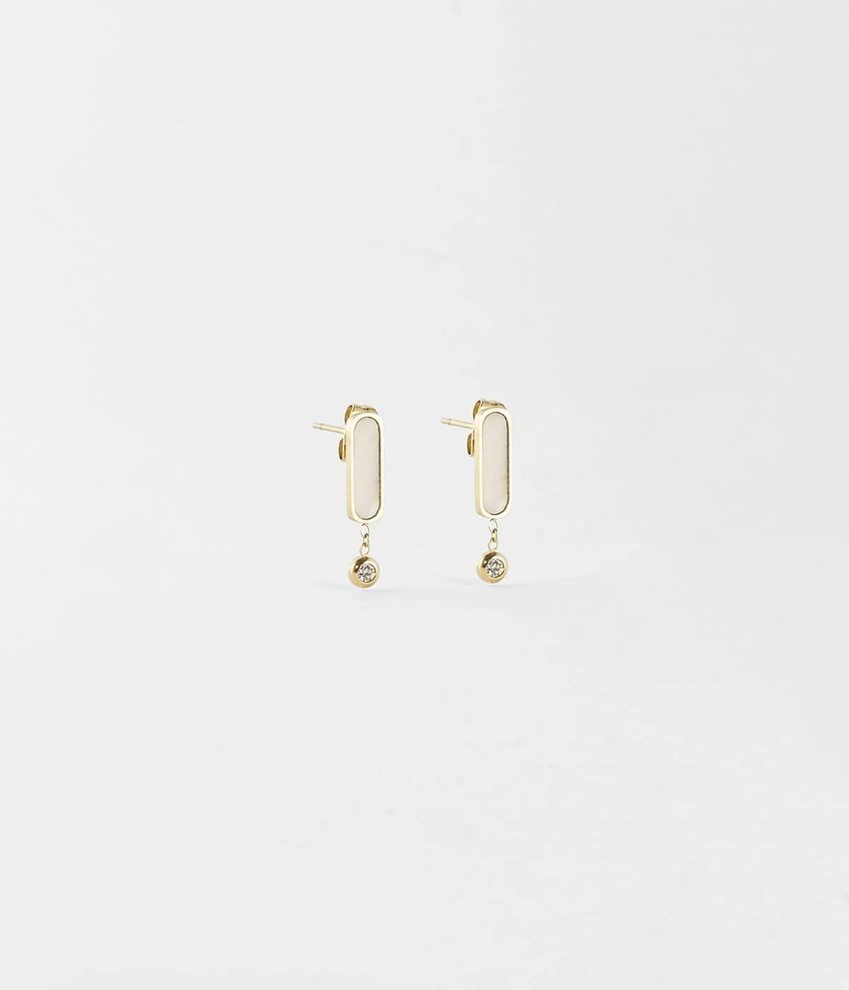 Boucles D'oreilles Screen (Acier Doré) 3 Boucles D'oreilles Screen (Acier Doré)