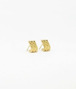 Boucles D'oreilles Spalière (Acier Doré)