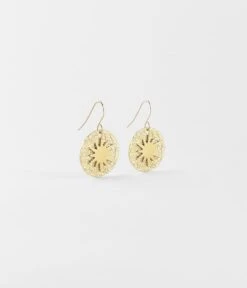 Boucles D'oreilles Sunset (Acier Doré)