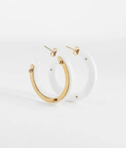 Boucles D'oreilles Tanais (Acier Doré)