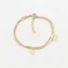 Bracelet Amore (Acier Doré) -Bijoux Fantaisie bracelet amore acier dore