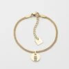 Bracelet Artus (Acier Doré) -Bijoux Fantaisie bracelet artus acier dore