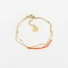 Bracelet Alana (Acier Doré) 1 Bracelet Alana (Acier Doré) -Bijoux Fantaisie bracelet cleo acier dore corail