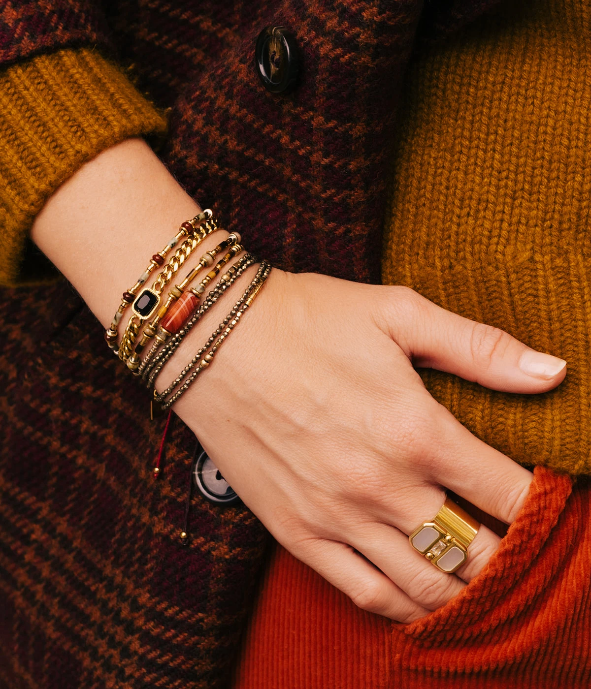 Bracelet Ulysse (Acier Doré) 6 Bracelet Ulysse (Acier Doré) – Image 4