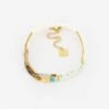 Bracelet Filipa (Acier Doré) 1 Bracelet Filipa (Acier Doré) -Bijoux Fantaisie bracelet filipa acier dore amazonite