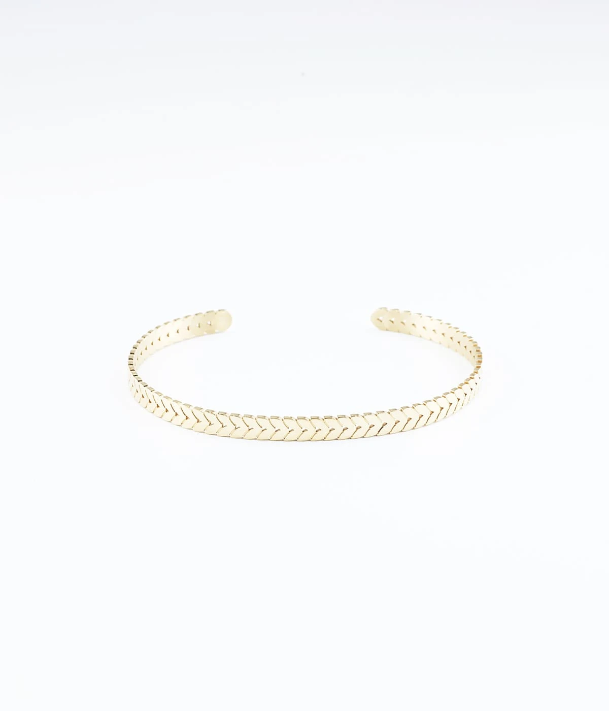 Bracelet Jonc Buzios (Acier Doré) 3 Bracelet Jonc Buzios (Acier Doré)