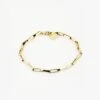 Bracelet Lena (Acier Doré) -Bijoux Fantaisie bracelet lena acier dore