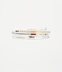 Bracelet Litore (Acier) -Bijoux Fantaisie bracelet litore acier gris