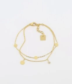 Bracelet Mélinda (Acier Doré)