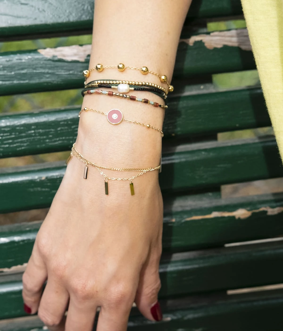 Bracelet Perla (Acier Doré) 5 Bracelet Perla (Acier Doré) – Image 3