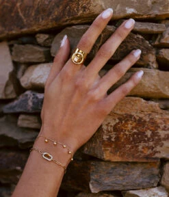 Bracelet Ophélie (Acier Doré) -Bijoux Fantaisie bracelet r2d2 bracelet ophelie 1e1dda8e 530f 4c92 b7e6 1ee25170c52a