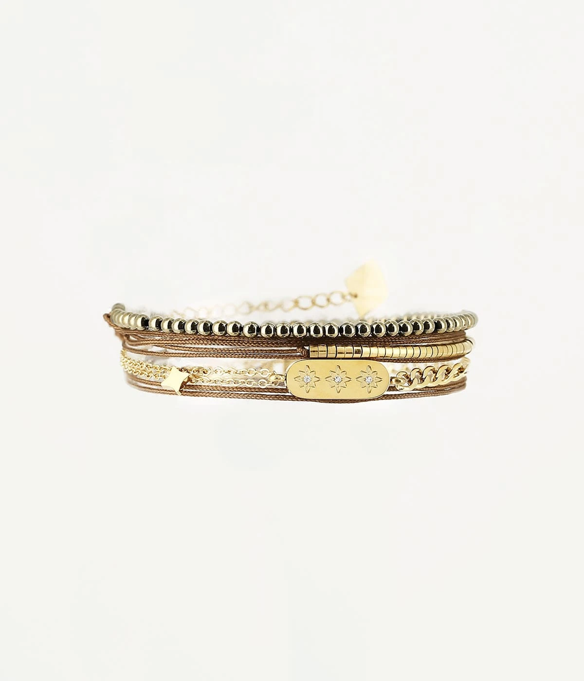 Bracelet Stellaire (Acier Doré) 5 Bracelet Stellaire (Acier Doré) – Image 3