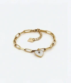 Bracelet U2 Nacre (Acier Doré)