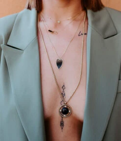 Collier Tenero (Acier Doré) -Bijoux Fantaisie collier carlita collier tenero collier newton acier dore