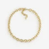Collier Hermine (Acier Doré) 1 Collier Hermine (Acier Doré) -Bijoux Fantaisie collier hermine acier dore
