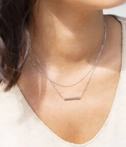 Collier Luana (Acier) -Bijoux Fantaisie collier luana acier b610e126 8b0c 44e6 ad14 93eaf4d78100