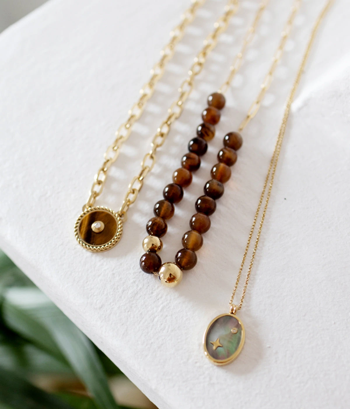 Collier Starry Night (Acier Doré) 4 Collier Starry Night (Acier Doré) – Image 2