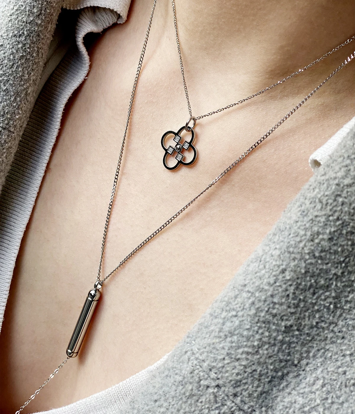 Collier Styletto (Acier) 4 Collier Styletto (Acier) – Image 2