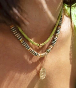 Collier Kishi (Acier Doré) -Bijoux Fantaisie collierlabrys colliercalaross collierkishi