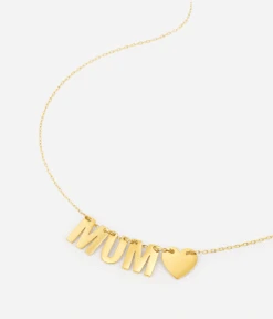 Collier Lettre Personnalisable (Acier Doré) -Bijoux Fantaisie colliers symboles